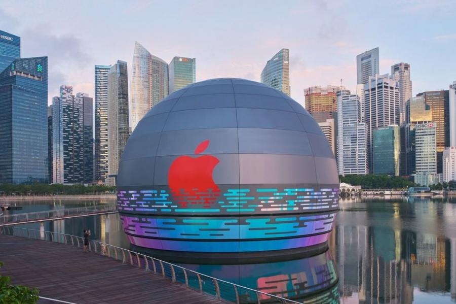 instagram.com/marinabaysands Apple откроет магазин на воде