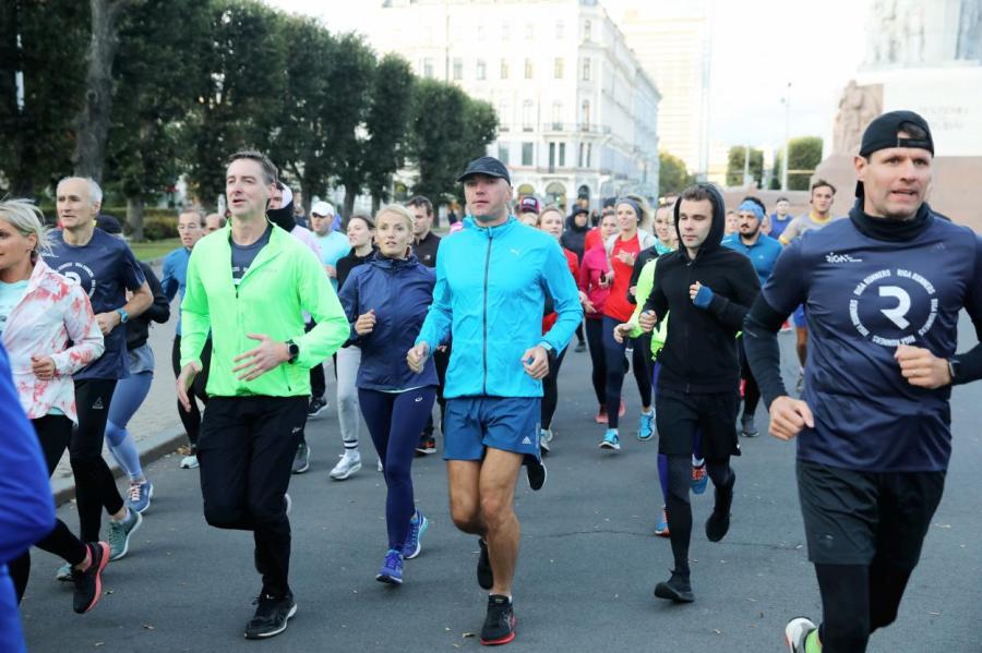 Сегодня начинаются ограничения движения транспорта в связи с Рижским марафоном