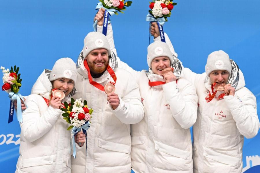 Латвия завоевала свою первую медаль Олимпийских игр в Пекине