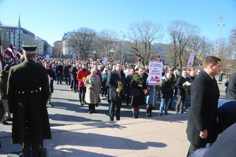 Против задержанной 16 марта женщины возбуждено дело и применен штраф 350 евро