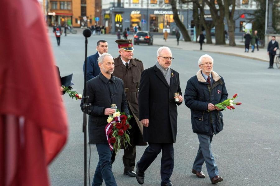 В Латвии впервые отметили День памяти Движения национального сопротивления