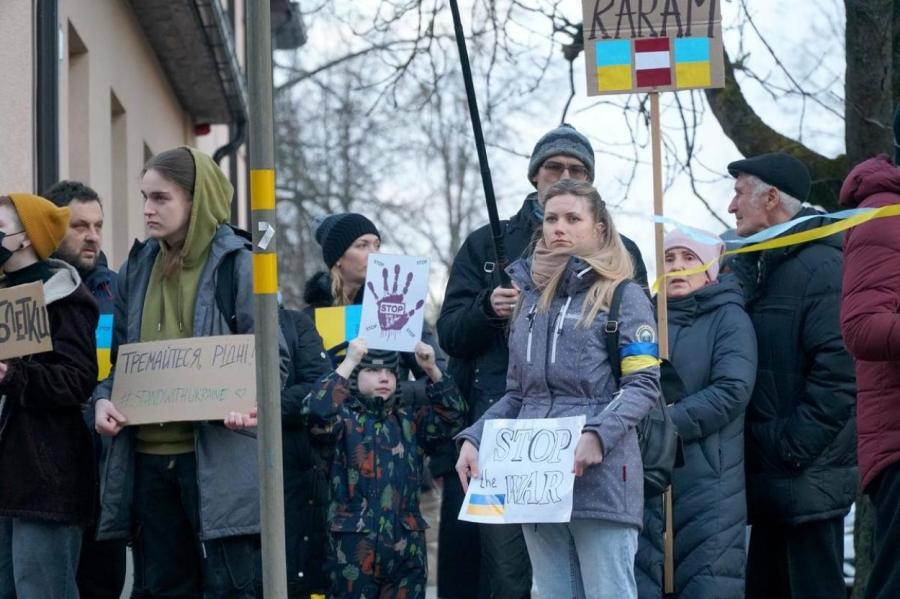 В Даугавпилсе - шествие и концерт в поддержку Украины. Приглашают из всей Латвии