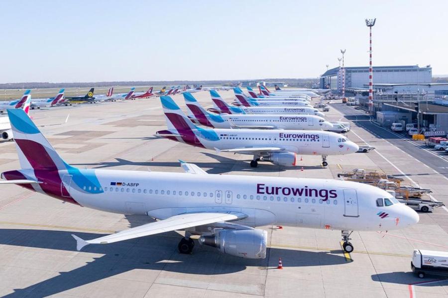 Пилоты авиакомпании Eurowings начали забастовку