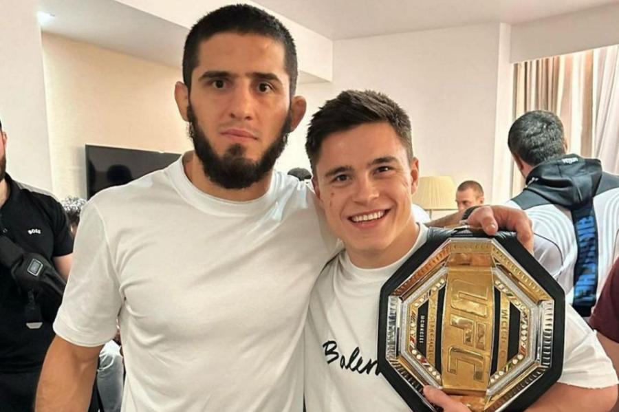 Нагорный встретился с Махачевым после его триумфа на UFC 280