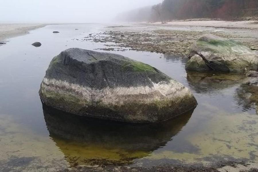 Скопления льда на Гауе сдвинулись к морю, уровень воды в реке упал