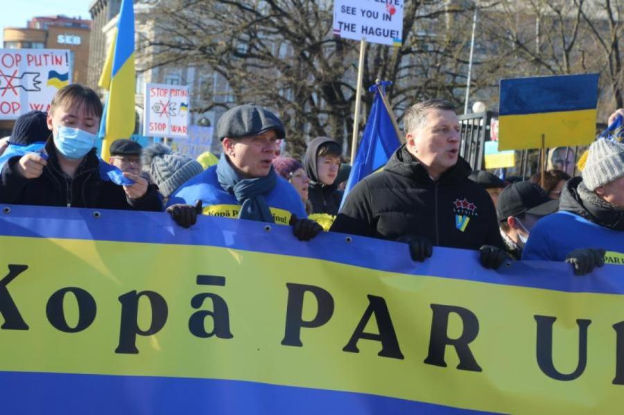 Годовщина вторжения: в Риге пройдет митинг в поддержку Украины