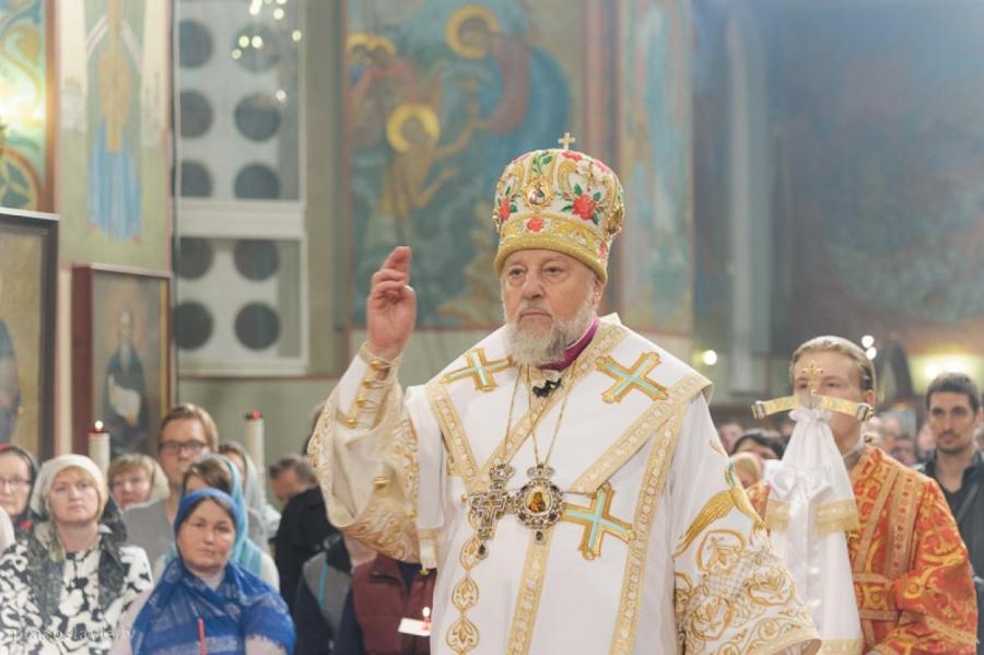 Поздравление с праздником Пасхи митрополита Рижского и всея Латвии Александра