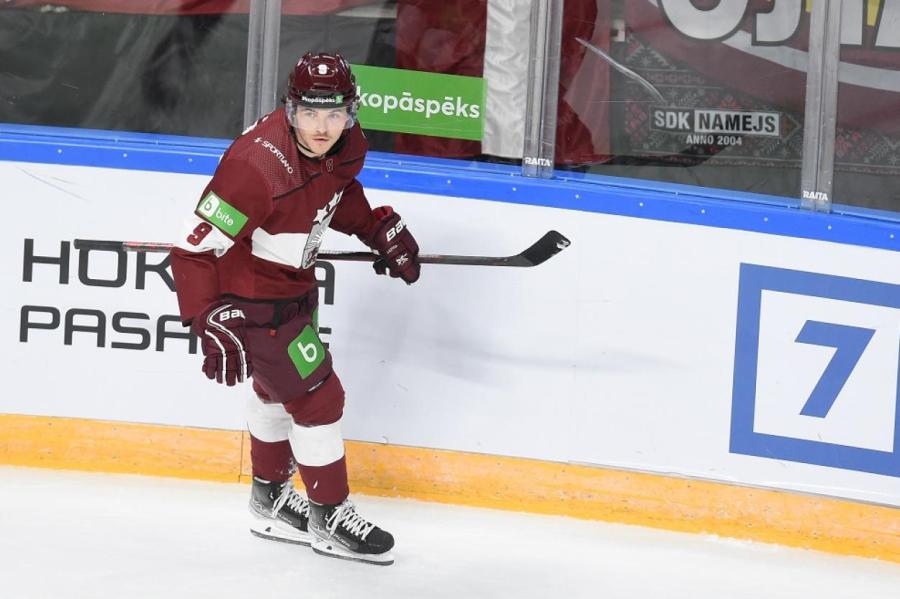 Сборная Латвии заявила на ЧМ по хоккею в Риге еще одного нападающего