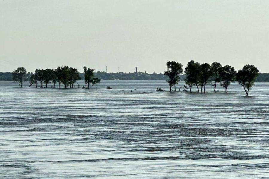 В результате разрушения Каховской ГЭС началось опреснение Черного моря